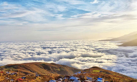 روستای فیلبند؛ راهنمای سفر به بام مازندران و دریای ابر